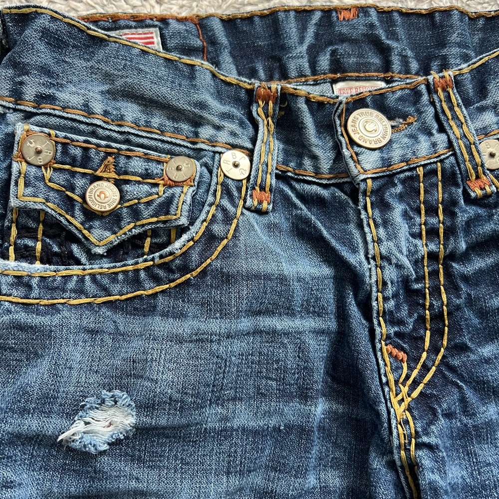 True Religion Billy Super T Jeans Dark Wash size 30 - Picture 16 of 16
